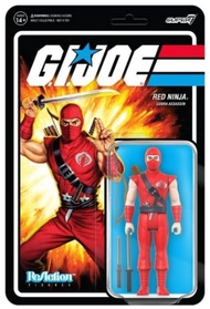 Super 7 GI Joe Reaction Figure Red Ninja Wave 3 - Cobra Assassin
