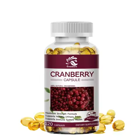 Cranberry Juice Extract - Most Effective Cranberry Pills for Women, Cranberry Supplement - 60/120 Ca