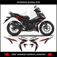 SUPRA GTR 150 VARIATION STRIPING STICKER - HONDA SUPRA GTR 150 MOTORCYCLE BODY VARIATION STICKER LIS