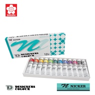 SAKURA (ซากุระ) สีดีไซน์เนอร์ Nicker : เนื้อสีคุณภาพสูงขับสีสดออกมาได้ชัดเจน ให้ผลงานออกแบบอย่างมืออ