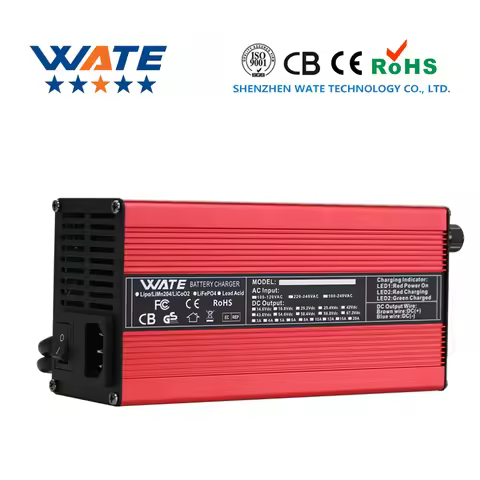 58.8V12A charger 14S 51.8V lithium-ion battery intelligent charger with fan aluminum shell