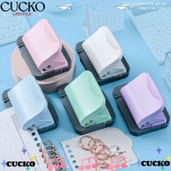 CUCKO 6-Hole Paper Punch, Labor-saving 6-Hole Round Hole Puncher, Useful Notebook Scrapbooking Bindi