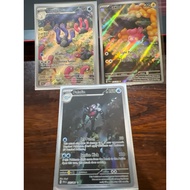 Pokemon Tcg - Paldean fates IR Wugtrio Pawmi Palafin