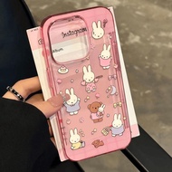 Pink Rabbit Fancy Case Samsung S25 Ultra S24 Fe M14 Note 20 Ultra Galaxy M15 M54 M23 M55 S20 S21 Fe 