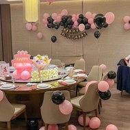 Baby Birthday Hotel Restaurant Wrapping Chair Wall Balloon Decoration 18th Adult Gift Decoration Hus