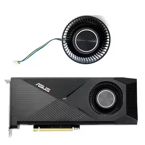 New GPU fan PLB07525B12HH CF7525U12D DC 12V 2.5A for ASUS RTX 3070 Ti 3080 3090 TURBO graphics card 