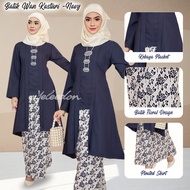 yeleedon kebarung labuh klasik Kain Cotton Wan Kasturi Baju Kurung Kedah Labuh Kebaya Batik Skirt Modern Raya Set Muslimah Wear Wudhu Friendly