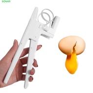 SONAR Egg Shell Cracker, Plastic White Egg Separator, Creative Egg Breaker For Breaking Egg