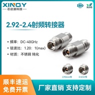 XINQY 2.92 Male to 2.4 Female mm Wave Coaxial Adapter 40G Test Adapter 2.4 Adapter