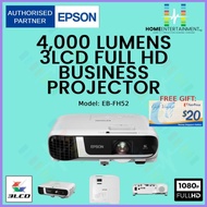 EPSON EB-FH52 FULL HD 3LCD BUSINESS PROJECTOR BRIGHTEST WITH 4,000 LUMENS FULL HD BUSINESS PROJECTOR [FREE $20 NTUC VOUCHER]