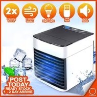 𝗜𝗖𝗘 Aircond Water Cooler Mini Tank 3 Speed DesktopTable Top Portable Cooling Fan Air Cond Conditioner House Office Room