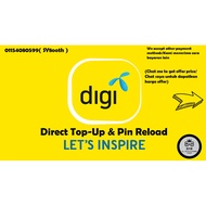[SY8] DIGI prepaid direct topup/pin reload|RM5/RM10/RM15/RM20/RM25/RM30/RM35|1-20MINS done|manually 