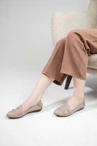 Giầy da KOSU nữ cao 25cm giày Loafer Nhật Bản chống trơn trượt thiết kế tinh tế  KS-22278