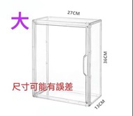 全新。磁吸門蓋。亞加力。手辦櫃。動漫展示櫃。模型櫃。防塵。陳列櫃。貯存盒。plastic storage box。全透明。鞋盒。展示盒。收納箱。自行組裝。自行組裝。現貨<細> 一個$55。<大>現貨4