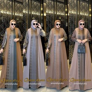 Terlaris! QIARA DRESS AMORE BY RUBY ORI DRESS BUSUI DRESS MUSLIM BAJU