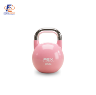 Kettlebell เคตเทิลเบล ลูกตุ้มยกน้ำหนัก Competition เกรดแข่งขัน 8-24kg (คละสี) - FEX fitness
