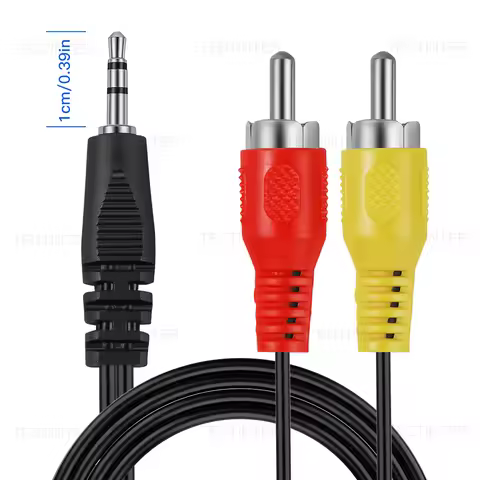 3M Audio Video Cable Composite 3 RCA Copper For SF2000/GB300//FC Handheld Game Console Wire AV Cable