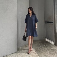 Preloved Hedyclothing - Dahye Denim Dress for Modern Women / Dress
