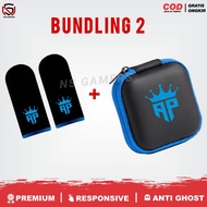 Get a Box Pouch Thumb Sleeve Ap King Andra Gz Anti-Sweat Finger Touch Game Premium Gamepad biru