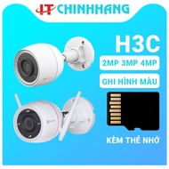 Ezviz H3c 4MP 3MP 2MP outdoor Camera with night color memory card - Genuine product