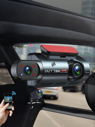 DVT | Ultra HD 360 View In-Car & Out-Car Recording Easy-Install Dashcam