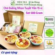 Beauty tea 15 flavors - Set 500G, cooks 25 to 30 cups, genuine product of Hoang Tam Tea Shop ginseng