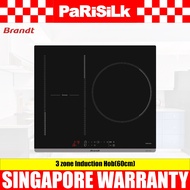 BRANDT BPI163DUB 3 zone Induction Hob(28cm)