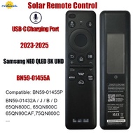Samsung BN59-01455A Solar/voice battery Remote Control Voice/USB-C Charging Samsung NEO QLED 8k UHD 