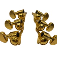 ของแท้3R + 3L GROVER หัวกีตาร์เครื่องจูนเนอร์1:18สีทอง