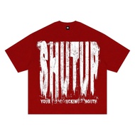 Elevendays Boxy Fit Oversized T-shirt Oversized Tshirt Lelaki Wanita Cotton Combed20s