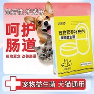 Pet Probiotics Dog Probiotics Cat Probiotics Care for Stomach Cats Dogs Universal High Activeness 20