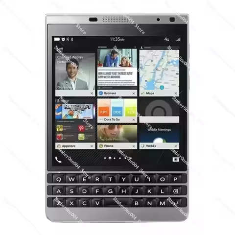 For BlackBerry Passport Q30 Silver 2nd Gen Original Cheap QWERTY Touchscreen Mobile Cell Phone Smart