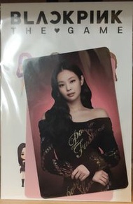 BLACKPINK THE GAME 簽名卡 +貼紙 Lisa Jennie Rosé