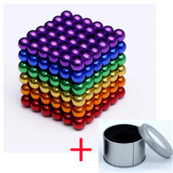 SG【READY STOCK】216Pcs Magnet Beads Cube 5mm Magnetic Ball Magic Balls Magnetic stress relief ball