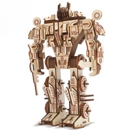 Robot Wooden 3D Stereo Stitch Puzzle DIY Handmade Model Toys for Boys Adults Creative Gifts Home Dec