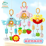 Baby Hanging Toys, Plush Animal Stuffed Sensory Toys for Carseat Stroller Car Seat Crib Play Gym, Ba