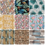 Aceking Wallpaper 3D PE Foam Wall Sticker Big Size 70cm x 70cm Self Adhesive Waterproof Homedecor