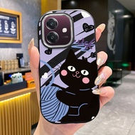 เคสสําห OPPO A3 2024 A3 5G A3X 4G A3X 5G A3 Pro 5G เคสโทรศัพท์แมวกลมและอ้วนเสื้อแจ็กเก็ตผ้านุ่ม