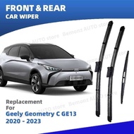LHD Front Rear Windshield Wiper Blades For Geely Geometry C GE13 M6 2020 2021 2022 2023 3pc Windscre