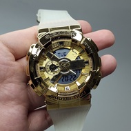 【NEW】GM-110 GM-110SG-9A Transparent strap and gold casing ,premium copy quality,auto light function