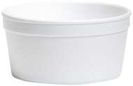 Wincup F8 Foam Food Container, 8 oz, Cube 3.90, White (20 Sleeves of 25 Cups)