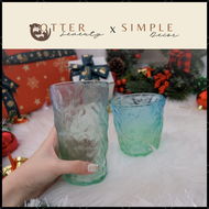 SIMPLEDECOR Ins Drinking Glass Cup Transparent Glass Whisky Glass Cup coffee glass cup espresso Ins 