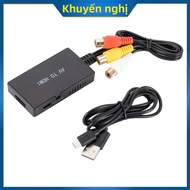 Bộ Chuyển Đổi AV Sang HDMI RCA Với Cáp USB Bộ Chuyển Đổi Video Tổng Hợp Cho N64 Wii PS1/2/3 Xbox One