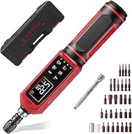0.4-26.6in-lbs/0.045-3Nm Digital Torque Screwdriver, ±1% Accuracy Screwdriver Torque Wrench Set with