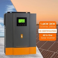 brand-new PowMr 1KW/1.6KW 12V Off Grid Solar Inverter 1.5KW 3KW 24V 220V 230V Pure Sine Wave All in 