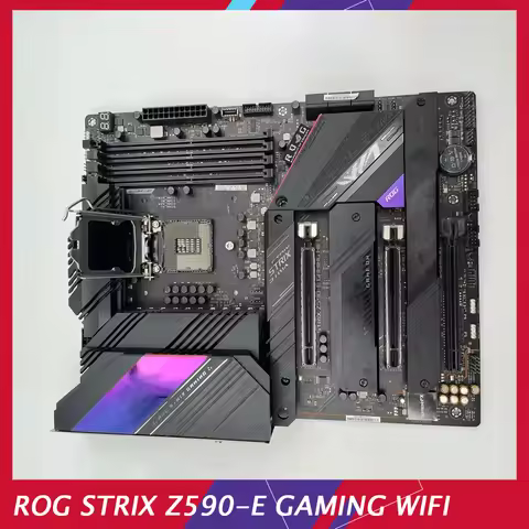 ATX Motherboard Z590 DDR4 PCI-E 4.0 4 × M. 2 USB3.2 11th/10th Generation ROG STRIX Z590-E GAMING WIF