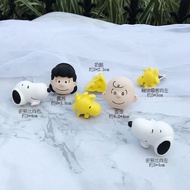 Snoopy Family Mold Aromatherapy Plaster Silicone Mold dly Cartoon Character Car Diffuser Stone Mold