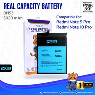 WIXEL ORIGINAL Baterai XiaoMi BN53 Redmi Note 9 Pro / Note 10 Pro Batre Batrai Battery HP Handphone 