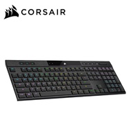 CORSAIR 海盜船  K100 AIR RGB 機械式鍵盤 超薄無線MX ULP軸 黑色款英文版