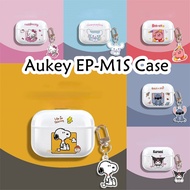 【Discount】For Aukey EP-M1S Case Casing Soft Silicone Earphone Case Transparent Innovation Cartoon